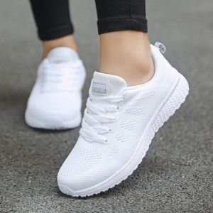 max11 SALE   Women Casual Shoes Fashion Breathable Walking Mesh Flat Shoes Woman White Sneakers Women 2020 Tenis Feminino Female Shoes